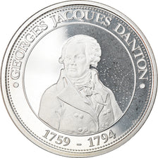 France, Medal, Révolution Française, Danton, History, MS(65-70), Silver