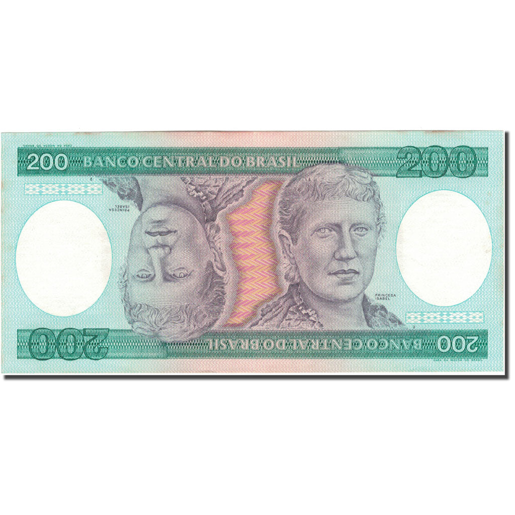 Nota, Brasil, 200 Cruzeiros, KM:199b, EF(40-45)