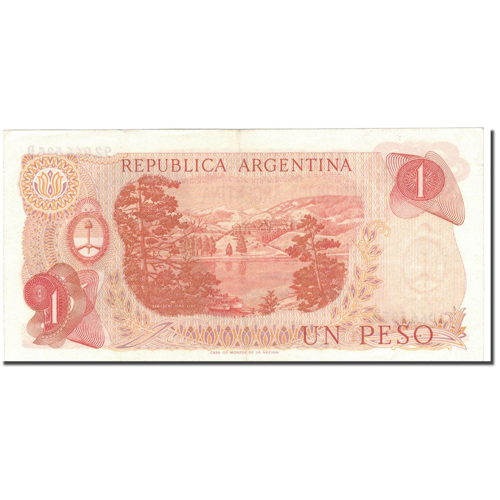 Nota, Argentina, 1 Peso, KM:293, UNC(63)
