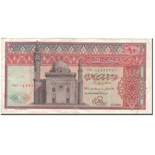 Billete, 10 Pounds, Egipto, KM:46, BC+