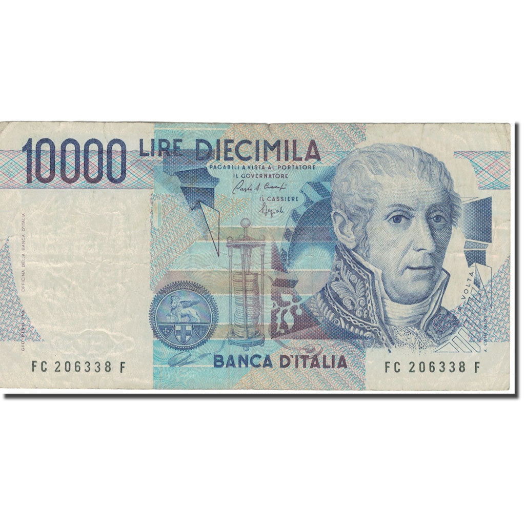 Banknote, Italy, 10,000 Lire, 1984, 1984-09-03, KM:112b, VF(20-25)