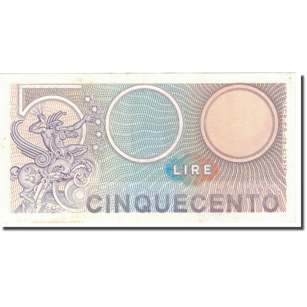 Banknote, Italy, 500 Lire, 1976, 1976-12-20, KM:94, AU(50-53)