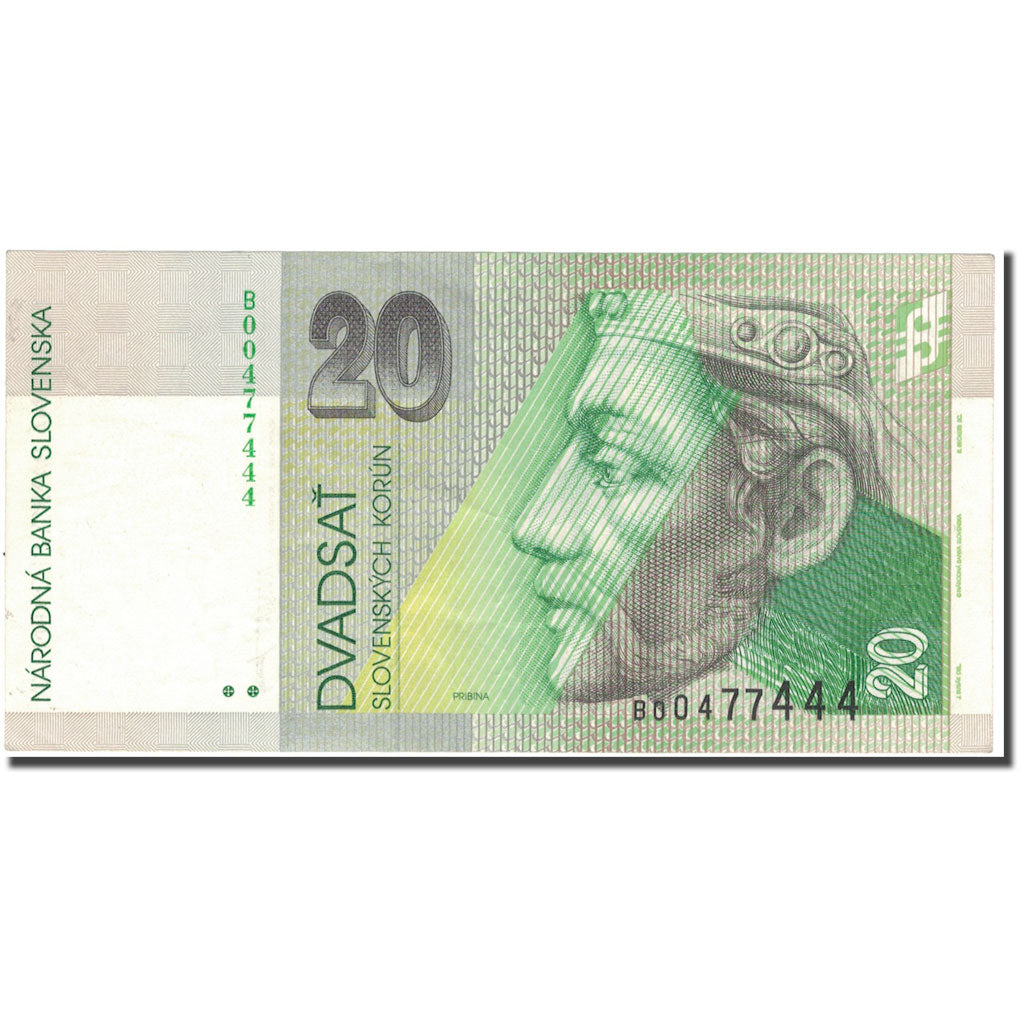 Banknote, Slovakia, 20 Korun, 1993, KM:20a, UNC(64)