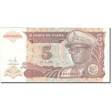 Banconote, Zaire, 5 Nouveaux Zaïres, 1993, 1993-06-24, KM:53a, SPL