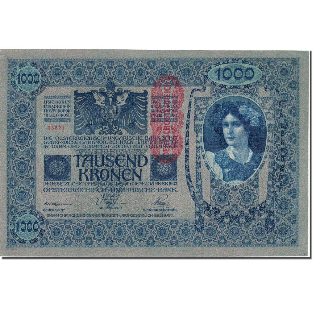Banknote, Austria, 1000 Kronen, 1902, 1902-01-02, KM:59, AU(50-53)