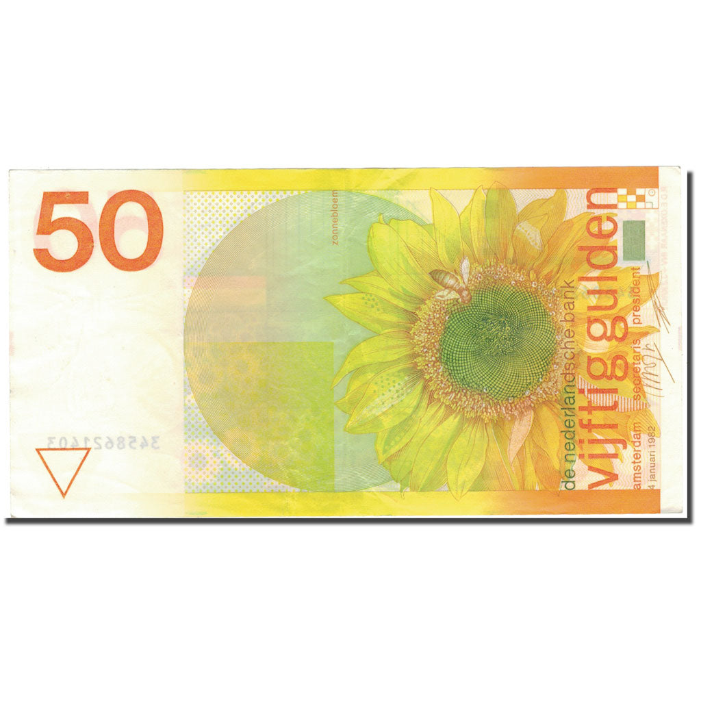 Banknote, Netherlands, 50 Gulden, 1982, 1982-01-04, KM:96, AU(50-53)