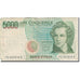 Banconote, Italia, 5000 Lire, KM:111b, MB