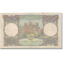 Banknote, Morocco, 100 Francs, 1946, 1946-06-18, KM:20, F(12-15)
