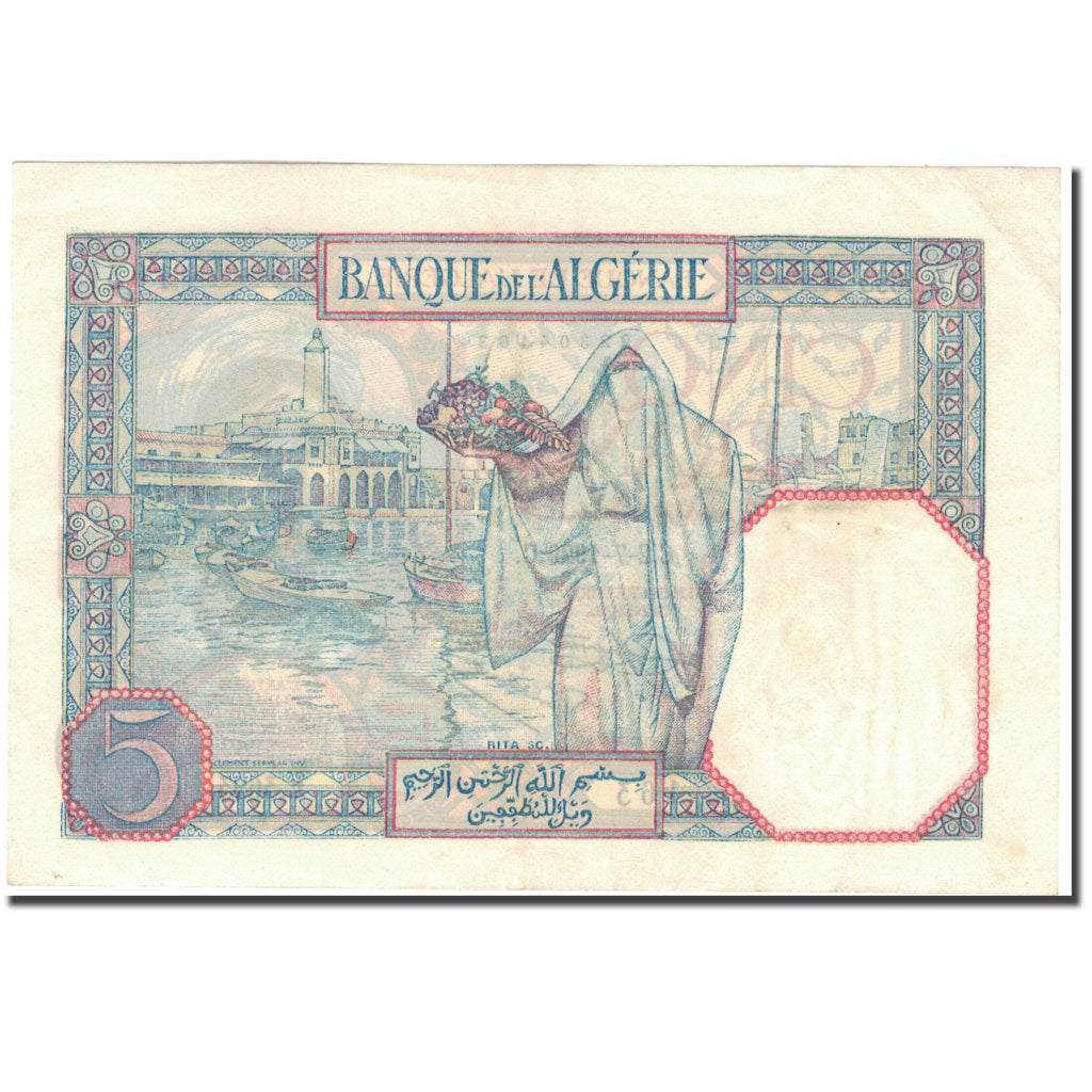 Banconote, Algeria, 20 Francs, 1929, 1929-07-02, KM:78a, SPL
