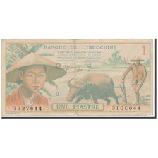 Geldschein, FRENCH INDO-CHINA, 1 Piastre, KM:74a, S+