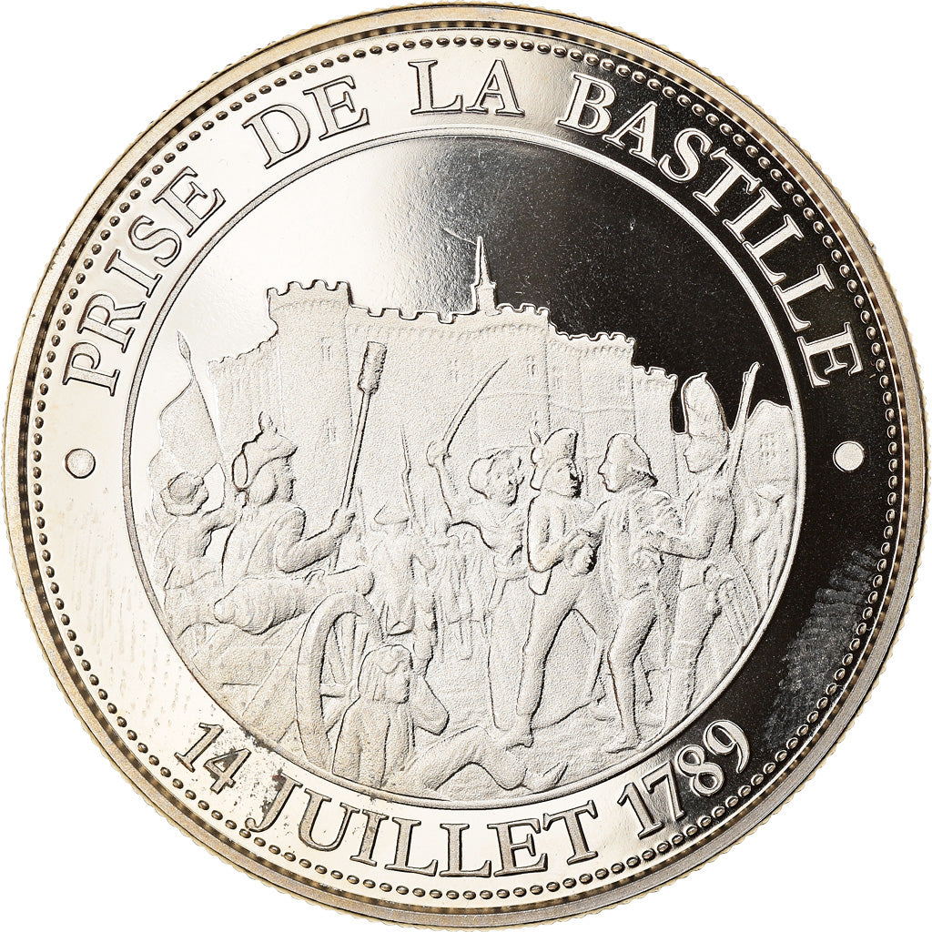 France, Medal, Révolution Française, Prise de la Bastille, MS(65-70)