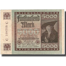 Billet, Allemagne, 5000 Mark, 1922, 1922-12-02, KM:81a, TTB+