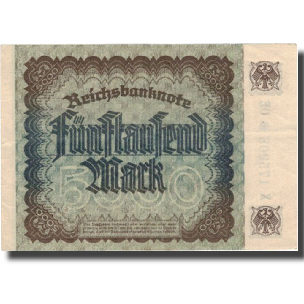 Banknote, Germany, 5000 Mark, 1922, 1922-12-02, KM:81a, AU(50-53)