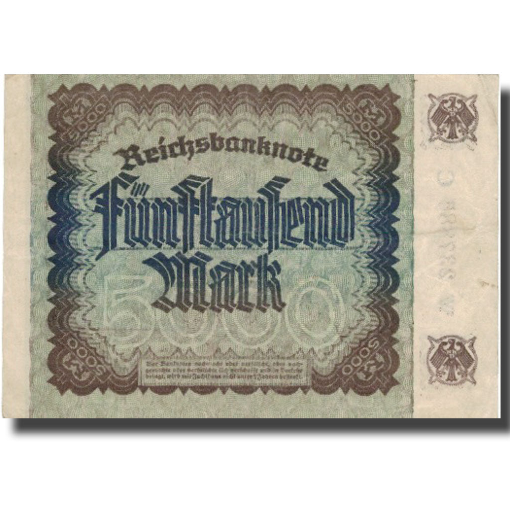 Banknote, Germany, 5000 Mark, 1922, 1922-12-02, KM:81a, VF(30-35)