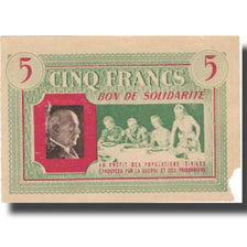 Frankreich, Bon de Solidarité, 5 Francs, 1940, SS+