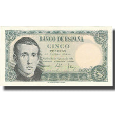 Banknote, Spain, 5 Pesetas, 1951, 1951-08-16, KM:140a, UNC(64)