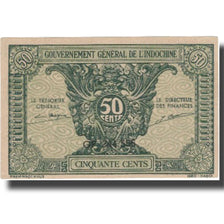 Billet, FRENCH INDO-CHINA, 50 Cents, KM:91a, SUP