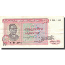 Banknot, Zaire, 50 Makuta, 1979, 1979-11-24, KM:17a, UNC(60-62)