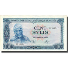 Banconote, Guinea, 100 Sylis, 1960, 1960-03-01, KM:26a, BB