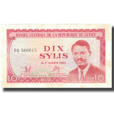 Geldschein, Guinea, 10 Sylis, 1960, 1960-03-01, KM:23a, UNZ-