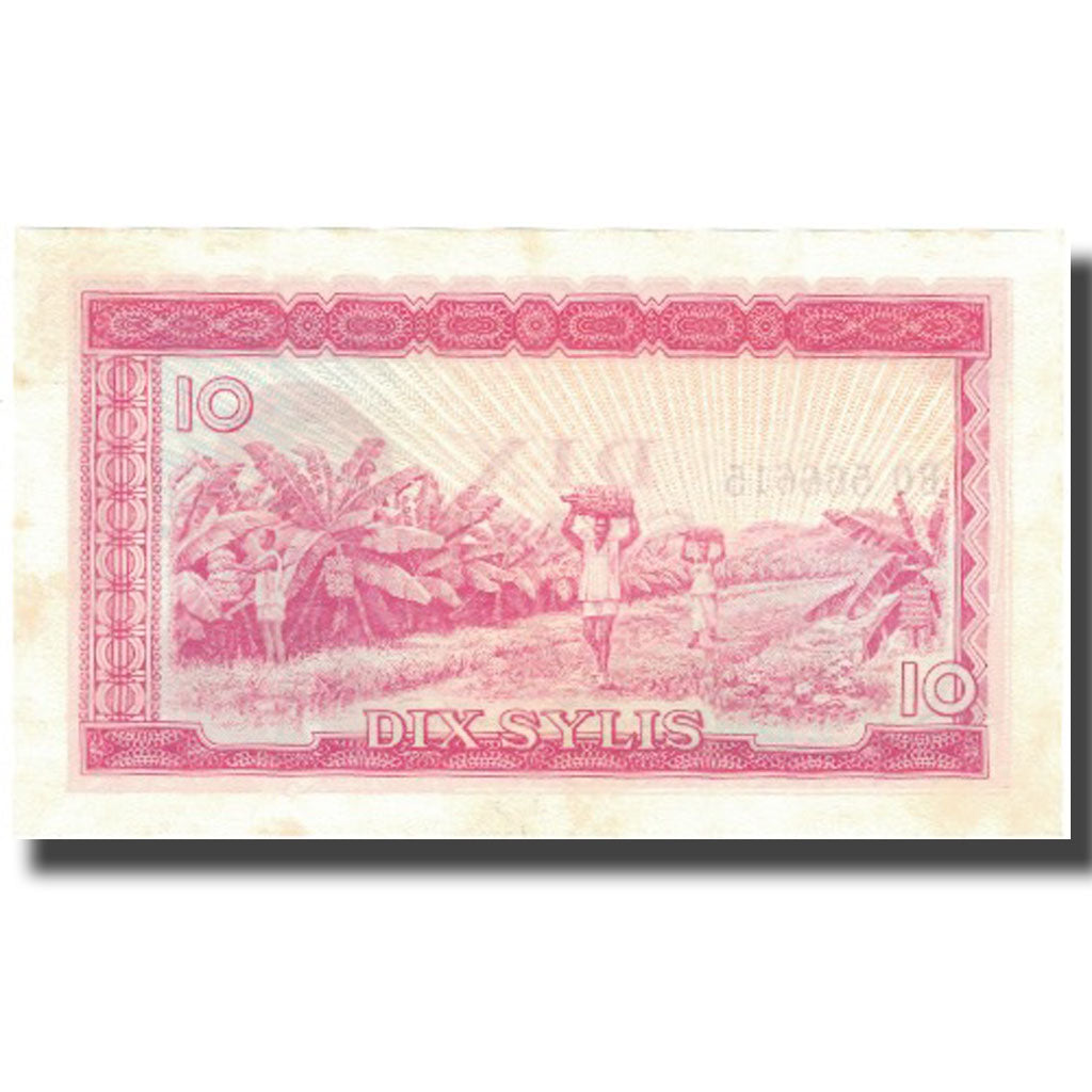 Geldschein, Guinea, 10 Sylis, 1960, 1960-03-01, KM:23a, UNZ-