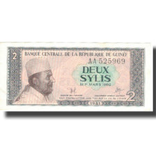 Billet, Guinea, 2 Sylis, 1960, 1960-03-01, KM:21a, NEUF