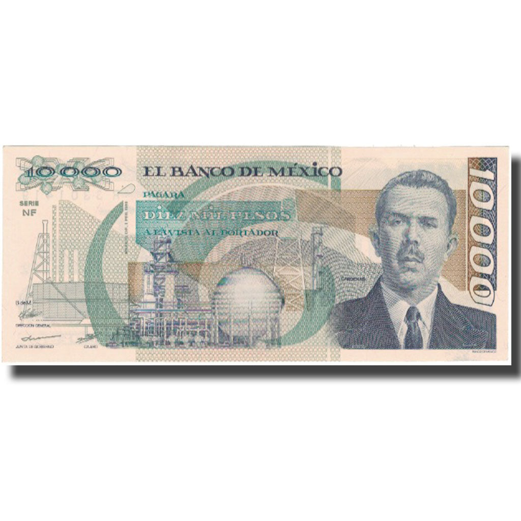Billete, 10,000 Pesos, 1991, México, 1991-5-16, KM:90d, SC