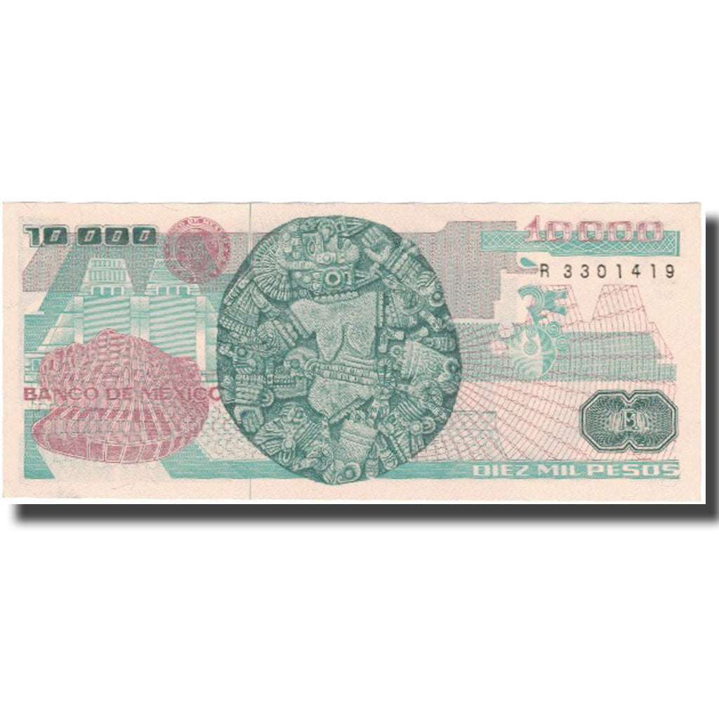 Billete, 10,000 Pesos, 1991, México, 1991-5-16, KM:90d, SC
