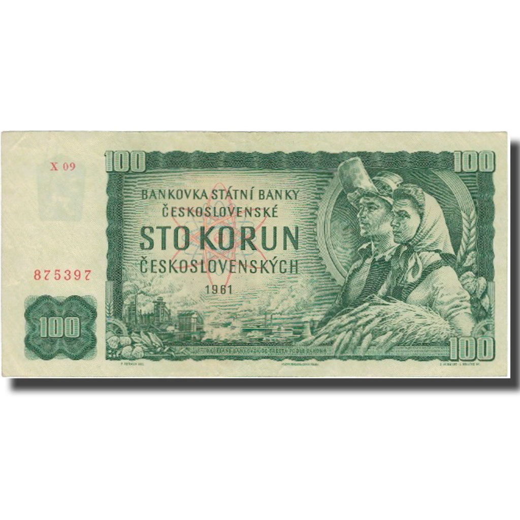 Banknote, Czechoslovakia, 100 Korun, 1961, KM:91b, EF(40-45)