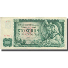 Banconote, Cecoslovacchia, 100 Korun, 1961, KM:91b, BB