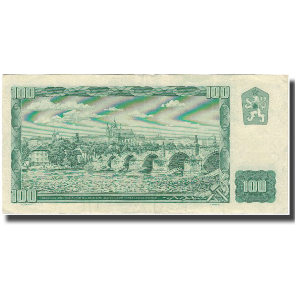 Banconote, Cecoslovacchia, 100 Korun, 1961, KM:91b, BB