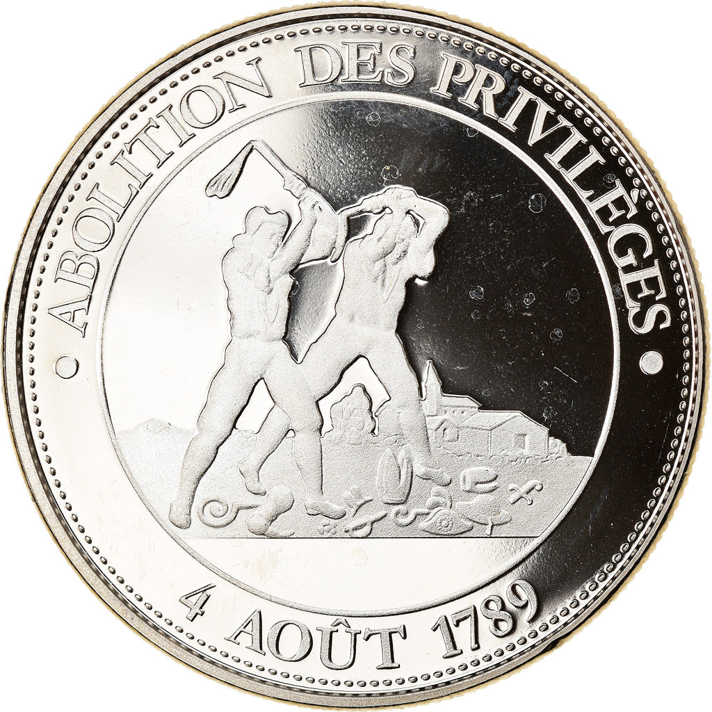 France, Medal, Révolution Française, Abolition des Privilèges, MS(65-70)