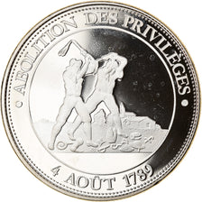 France, Medal, Révolution Française, Abolition des Privilèges, MS(65-70)