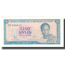 Geldschein, Guinea, 5 Sylis, 1980, 1980, KM:22a, UNZ