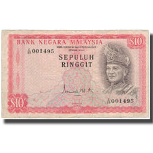 Banknot, Malezja, 10 Ringgit, 1976, 1976, KM:15, VF(30-35)