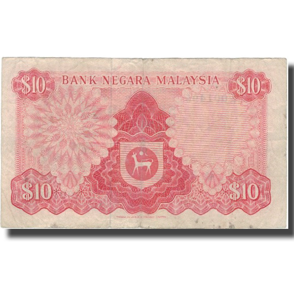 Geldschein, Malaysia, 10 Ringgit, 1976, 1976, KM:15, S+