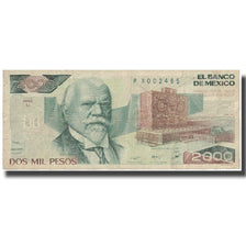 Geldschein, Mexiko, 2000 Pesos, 1983, 1983-07-26, KM:82a, S+
