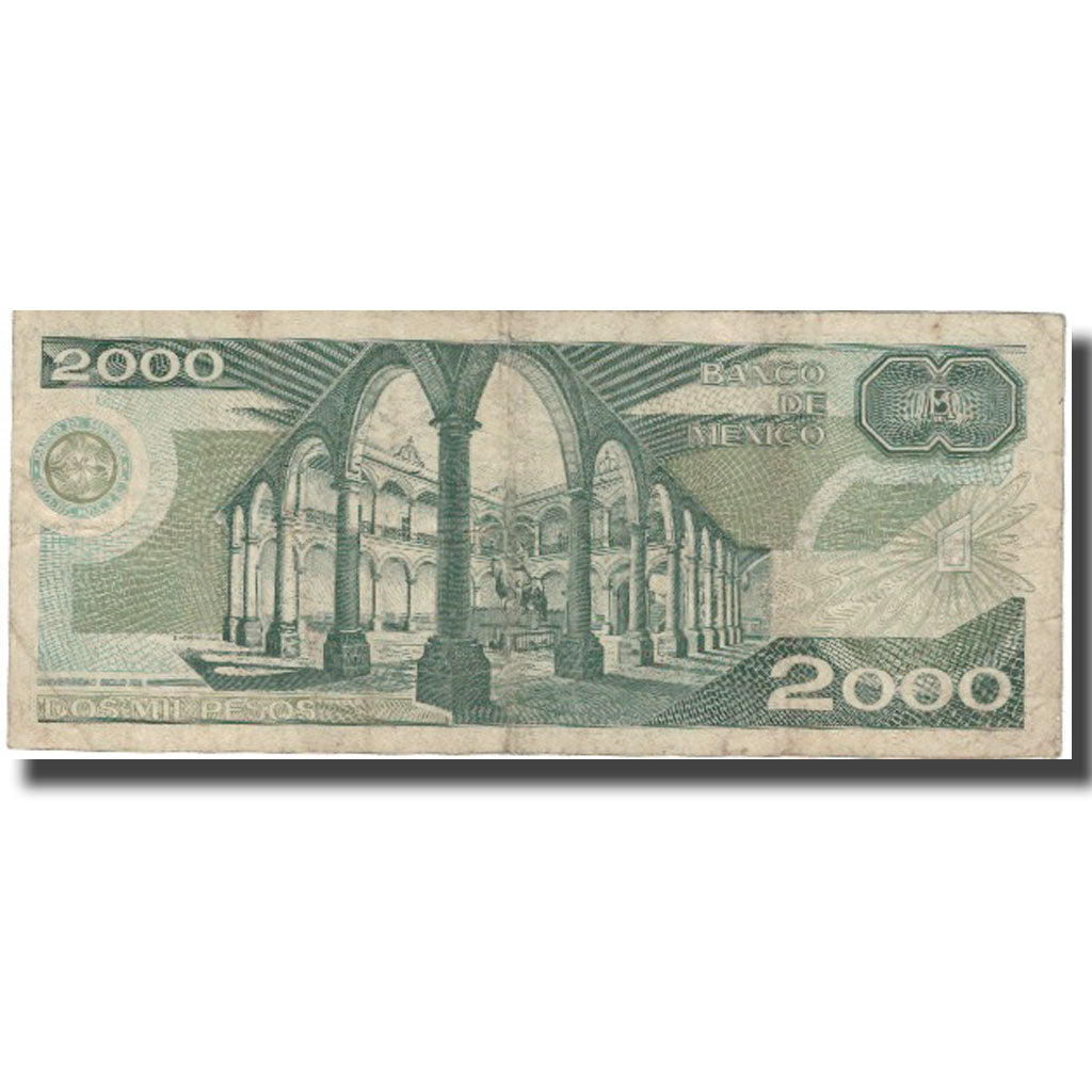 Geldschein, Mexiko, 2000 Pesos, 1983, 1983-07-26, KM:82a, S+
