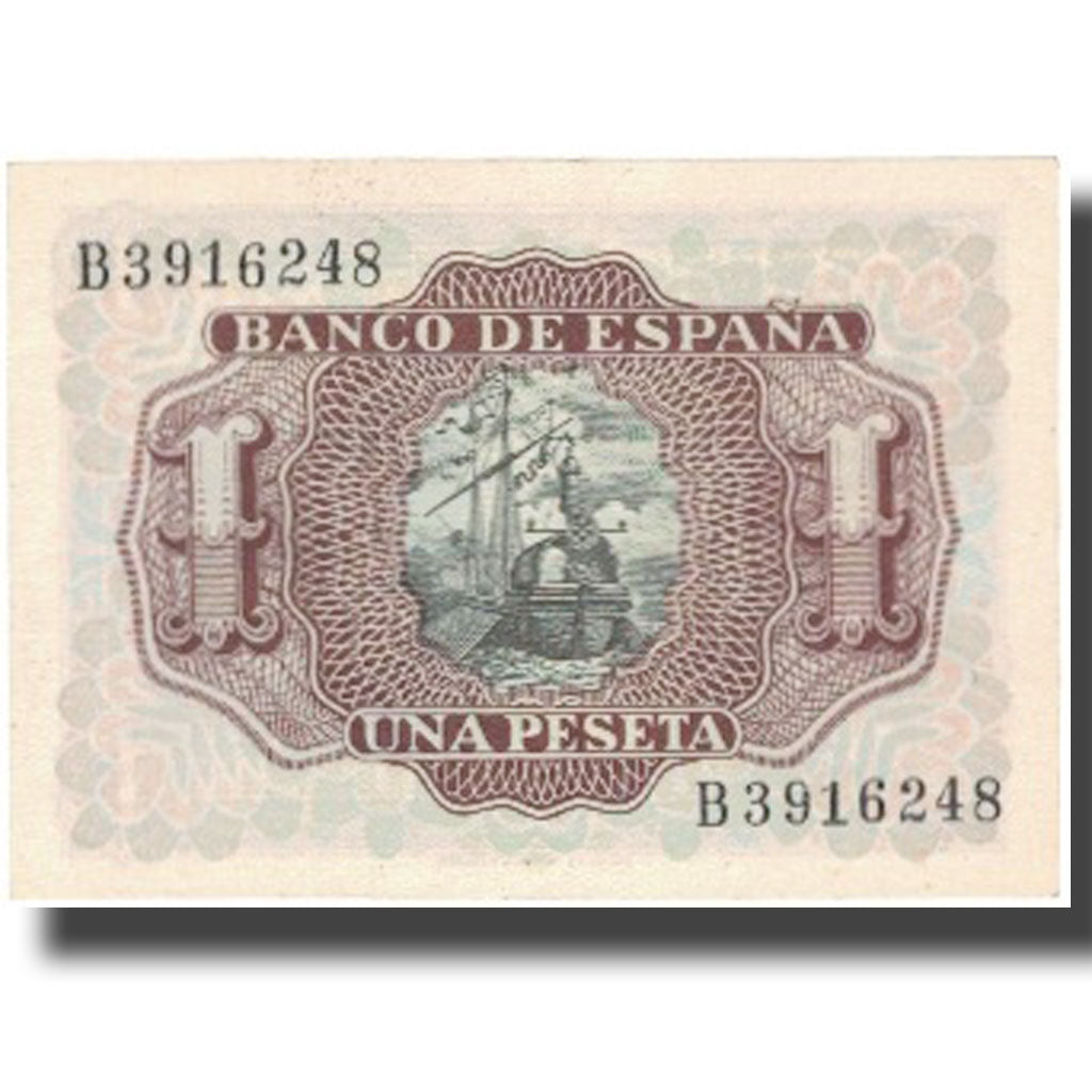 Banconote, Spagna, 1 Peseta, 1953, 1953-07-22, KM:144a, SPL