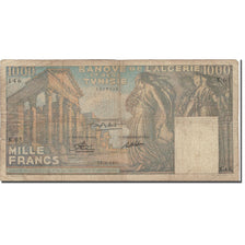Banknote, Tunisia, 1000 Francs, 1950, 1950-07-10, KM:29a, VF(20-25)