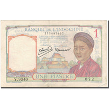 Banconote, INDOCINA FRANCESE, 1 Piastre, KM:52, BB