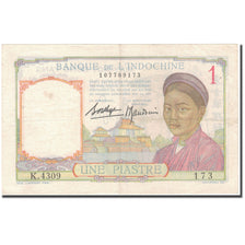 Banknote, FRENCH INDO-CHINA, 1 Piastre, KM:52, VF(30-35)