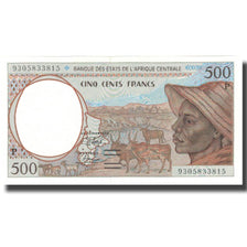 Geldschein, Zentralafrikanische Staaten, 500 Francs, 2000, KM:401Lg, UNZ-