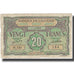 Geldschein, Tunesien, 20 Francs, 1948, 1948-06-07, KM:22, S+