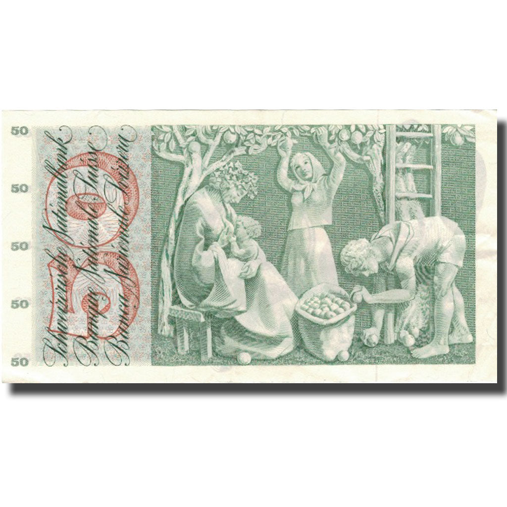 Billet, Suisse, 50 Franken, 1971, 1971-02-10, KM:48k, TTB