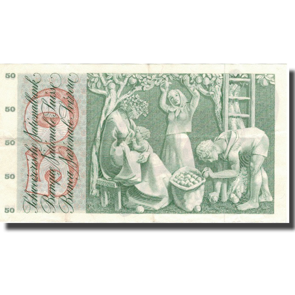 Banknote, Switzerland, 50 Franken, 1971, 1971-02-10, KM:48k, EF(40-45)