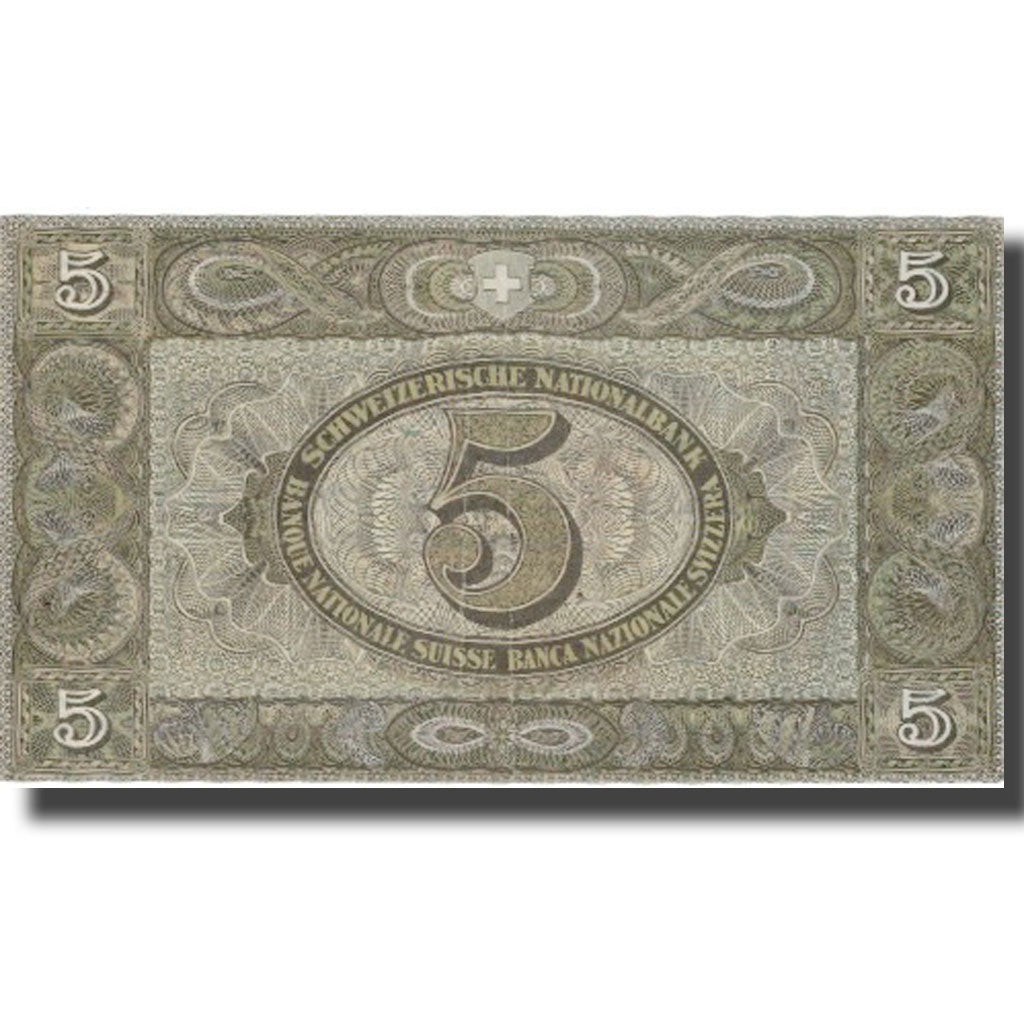 Billet, Suisse, 5 Franken, 1951, 1951-02-22, KM:11o, TB