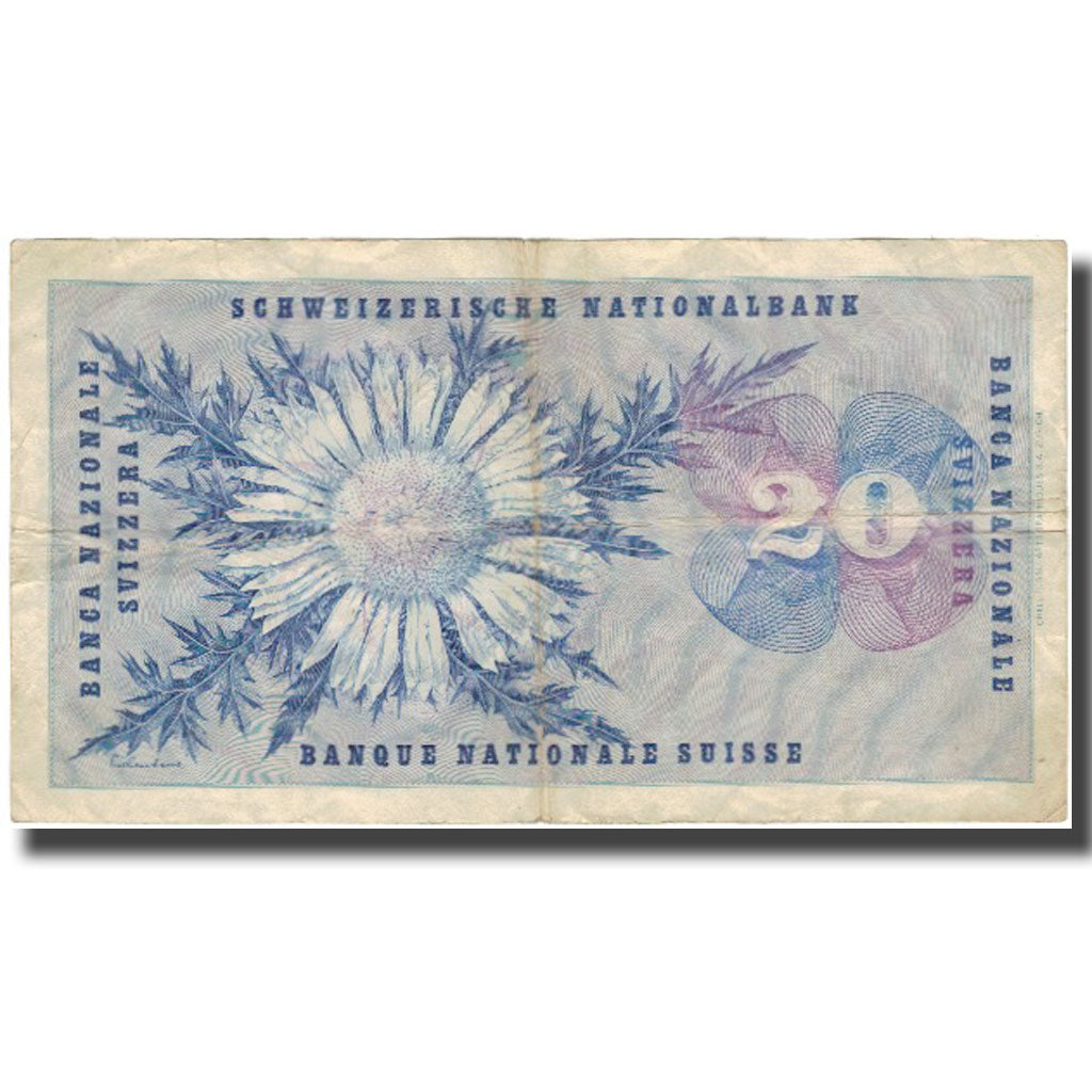 Billet, Suisse, 20 Franken, 1959, 1959-12-23, KM:46g, TB