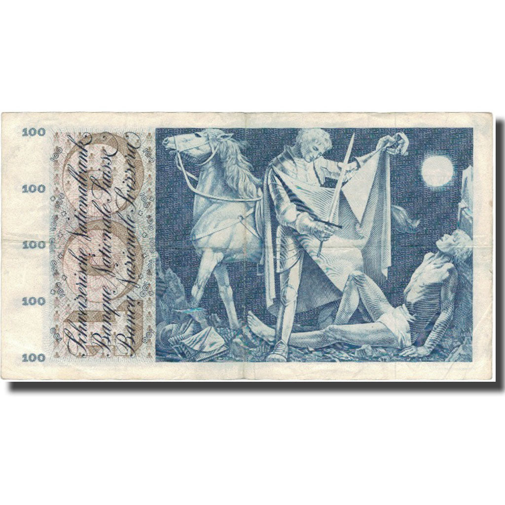 Banknote, Switzerland, 100 Franken, 1963, 1963-03-28, KM:49e, VF(20-25)