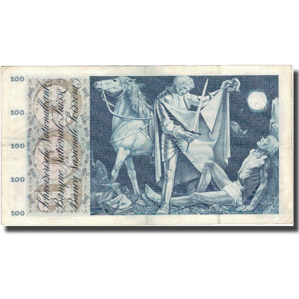 Billet, Suisse, 100 Franken, 1967, 1967-01-01, KM:49j, TB